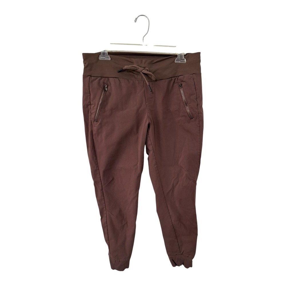 Swiss Alps Womens Brown Hiking Jogger Pants Size M MLP0315B Drawstring Pockets